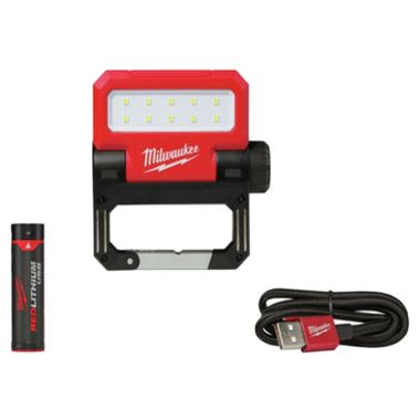 Click here to see Milwaukee 2114-21 Milwaukee 2114-21 ROVER Pivoting Flood Light - USB Rechargeable