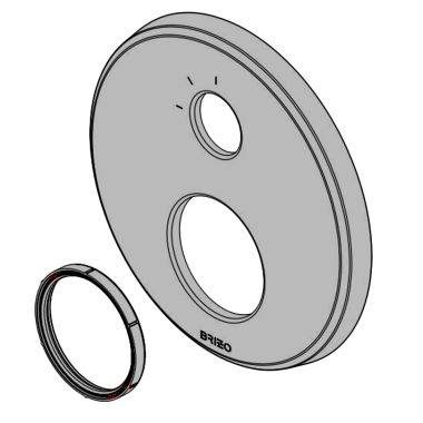 Click here to see Brizo RP100429PC Brizo RP100429PC Levoir 3F Escutcheon And Valve Seal - Chrome  