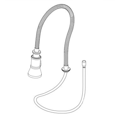 Click here to see Brizo RP101562PC Brizo RP101562PC Solna Articulating Hose & Sprayer Assembly, Chrome