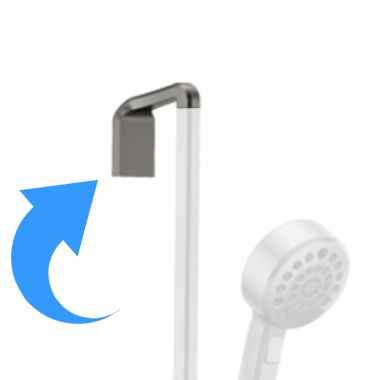 Click here to see Brizo RP100437SL Brizo Levoir Slide Bar Mounting Bracket and Hardware, Brilliance Luxe Steel - RP100437SL