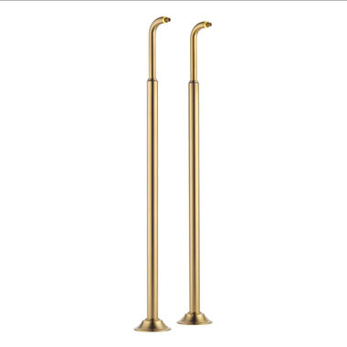 Click here to see Brizo RP73766GL Brizo RP73766GL Floor Mount Tub Filler Risers - Luxe Gold