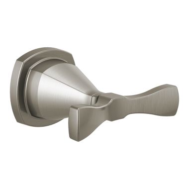 Click here to see Delta 77638-SS Delta Stryke Double Robe Hook, Stainless - 77638-SS