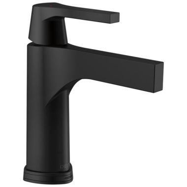 Click here to see Delta 574T-BL-DST Delta Zura Touchless Lavatory Faucet with Escutcheon, Metal Pop-Up, 1.2 GPM, Single-Handle, DIAMOND Seal, Touch2O, Matte Black - 574T-BL-DST