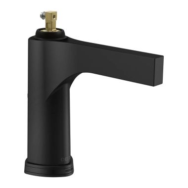 Click here to see Delta 574T-BLLHP-DST Delta Zura Touchless Matte Black Lavatory Faucet with Escutcheon, Metal Pop-Up, 1.2 GPM, Single-Handle, DIAMOND Seal, Lever Handle, Touch2O - 574T-BLLHP-DST