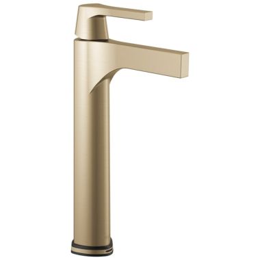 Click here to see Delta 774T-CZ-DST Delta Zura Touchless Lavatory Faucet with Touch2Oxt Technology, Less Drain, 1.2 GPM, DIAMOND Seal, Champagne Bronze - 774T-CZ-DST