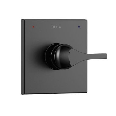 Click here to see Delta T14074-BL Delta Zura Monitor 14 Series Valve Trim, Lever Handle, Matte Black - T14074-BL