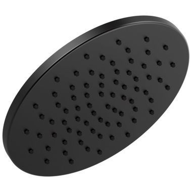 Click here to see Delta 52158-BL Delta Universal Showering Single-Setting Raincan Showerhead, 1.75 GPM, Matte Black - 52158-BL