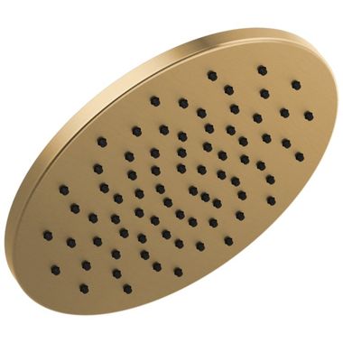 Click here to see Delta 52158-CZ25 Delta Universal Showering Single-Setting Raincan Showerhead, 2.5 GPM, Champagne Bronze - 52158-CZ25