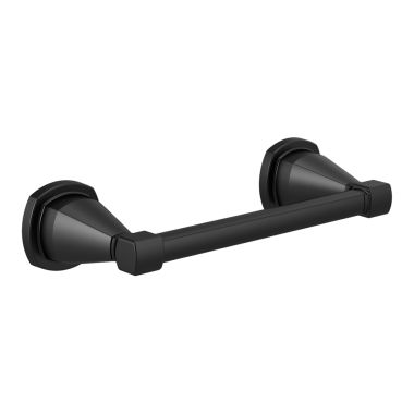 Click here to see Delta 77655-BL Delta Stryke Pivoting Toilet Paper Holder, Matte Black - 77655-BL