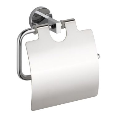 Click here to see Delta IAO20550 Delta Ribbon Toilet Paper Holder with Cover, Chrome - IAO20550