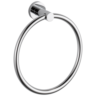 Click here to see Delta IAO20146 Delta Lilah Round Wall Mounted Towel Ring with Mounting Hardware, Chrome - IAO20146