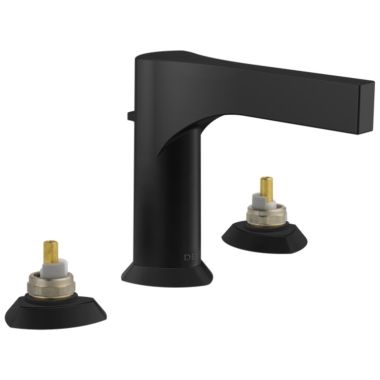 Click here to see Delta 3574-BLMPU-LHP-DST Delta Zura Matte Black Lavatory Faucet for 5