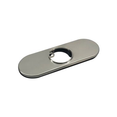 Click here to see Delta RP100091SS Delta Trinsic 6in Stainless Escutcheon for 559HAR-SS-DST Single-Handle Bathroom Faucet - RP100091SS