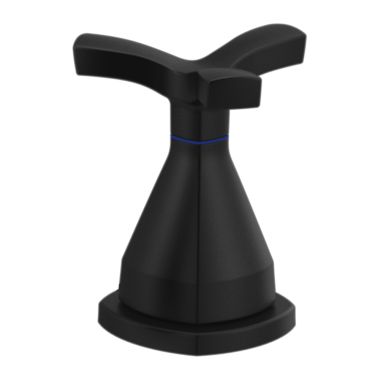 Click here to see Delta RP100395BL Delta Stryke Single Cross Right Handle Assembly for Roman Tub Faucet, ADA, Matte Black - RP100395BL