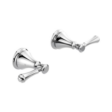 Click here to see Delta RP100465 Delta Cassidy 6-11/16in Traditional Chrome Handle Kit for T5797-WL Wall-Mount Tub Filler - RP100465