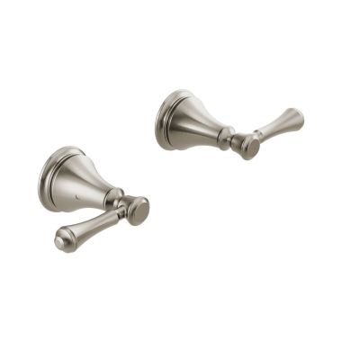 Click here to see Delta RP100465SS Delta Cassidy 6-11/16in Traditional Stainless Handle Kit for T5797-WL Wall-Mount Tub Filler - RP100465SS