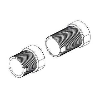 Click here to see Delta RP100460 Delta Trinsic Mounting Extender for T5748-WL Two-Handle Wall-Mount Tub Filler Trim - RP100460