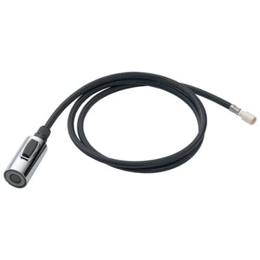 Click here to see Delta RP64069KS Delta Trinsic Black Stainless Pull-Down Spray Assembly for 9159-DST, 9959-DST, and 19933-DST Single-Handle Pull-Down Faucets, MagnaTite Docking - RP64069KS