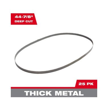 Click here to see Milwaukee 48-39-0505 Milwaukee 48-39-0505 10 TPI Deep Cut Band Saw Blades - 25 Pack 