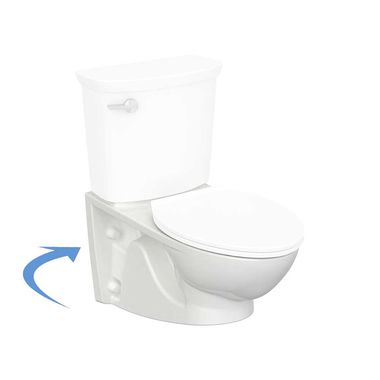 Click here to see American Standard 3447.101.020 American Standard 3447.101.020 Glenwall Vormax Wall Hung Bowl Only, Elongated, White