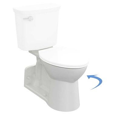 Click here to see American Standard 3359A101.020 American Standard 3359A.101.020 Yorkville Vormax Elongated Toilet Bowl Only, White