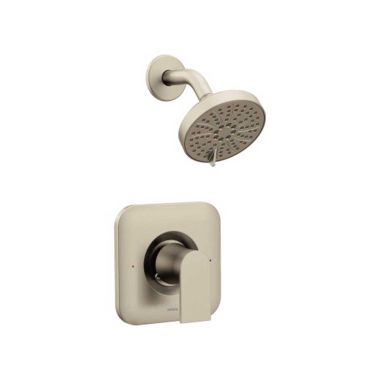 Click here to see Moen T2472EPBN Moen Genta LX Posi-Temp Single-Handle Shower Faucet, Six-Function, 1.75 GPM, Lever Handle, Eco-Performance, M-PACT, Brushed Nickel - T2472EPBN