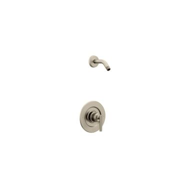 Click here to see Moen T2902NHBN Moen Gibson Shower Faucet Trim, Less Showerhead, Posi-Temp, 2.5 GPM, Brushed Nickel - T2902NHBN