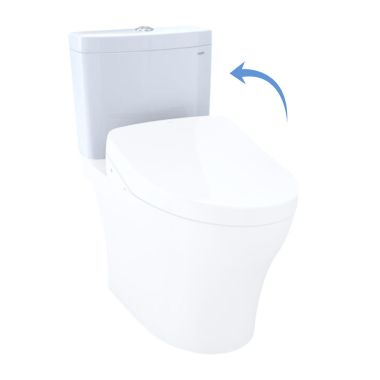 Click here to see Toto ST446UMA#01 TOTO ST446UMA#01 Aquia IV Dual Flush Toilet Tank, WASHLET+ Auto Flush Compatibility, Cotton White
