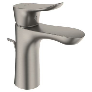 Click here to see Toto TLG01301U#BN TOTO GO 7” Deck Mount Brushed Nickel Bathroom Sink Faucet with Metal Pop-Up Drain + COMFORT GLIDE Technology, 1.2 GPM, Lever Handles - TLG01301U#BN