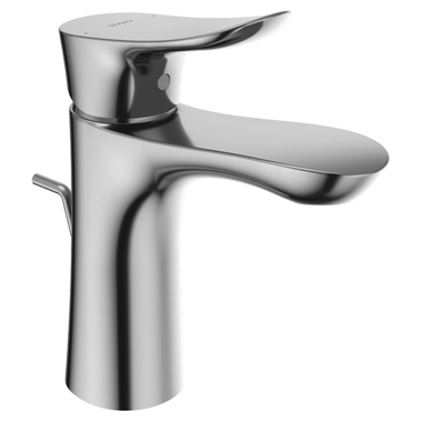 Click here to see Toto TLG01301U#CP TOTO GO 7” Deck Mount Polished Chrome Bathroom Sink Faucet with Metal Pop-Up Drain + COMFORT GLIDE Technology, 1.2 GPM, Lever Handles - TLG01301U#CP