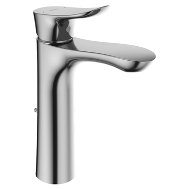 Click here to see Toto TLG01304U#CP TOTO GO 1.2 GPM Single Handle Semi-Vessel Bathroom Sink Faucet with COMFORT GLIDE Technology, WaterSense Certified, Polished Chrome - TLG01304U#CP