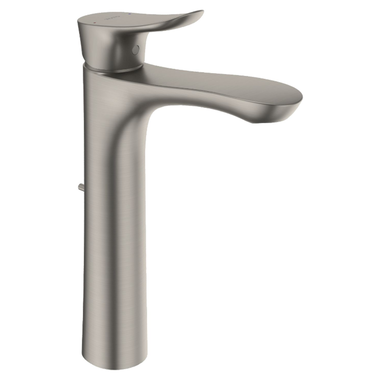 Click here to see Toto TLG01307U#BN TOTO GO 11” Deck Mount Brushed Nickel Bathroom Sink Faucet with Metal Pop-Up Drain + COMFORT GLIDE Technology, 1.2 GPM, Lever Handles - TLG01307U#BN