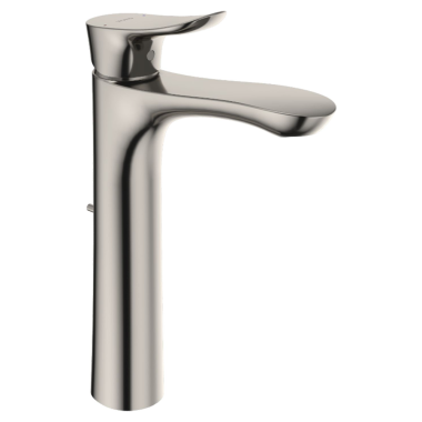 Click here to see Toto TLG01307U#PN TOTO GO 1.2 GPM Single Handle Vessel Bathroom Sink Faucet with COMFORT GLIDE Technology, Brass Construction, WaterSense, Polished Nickel - TLG01307U#PN