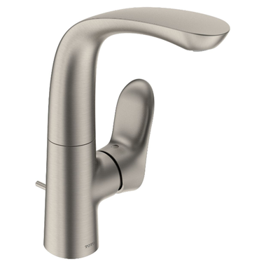 Click here to see Toto TLG01309U#BN TOTO GO 1.2 GPM Single Side-Handle Bathroom Sink Faucet with COMFORT GLIDE Technology, WaterSense Certified, Lever Handle, Brushed Nickel - TLG01309U#BN