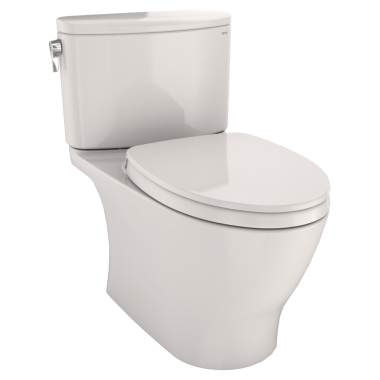 Click here to see Toto MS442124CUFG#11 TOTO Nexus 1G Two-Piece Toilet, Elongated, 1.0 GPF, Universal Height, SS124 SoftClose Seat, WASHLET+ Ready, Colonial White - MS442124CUFG#11