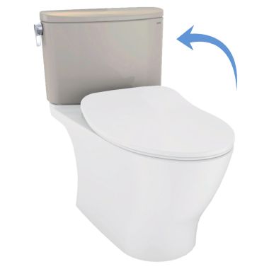 Click here to see Toto ST442UA#03 TOTO Nexus 1G 1.0 GPF Toilet Tank Only with WASHLET+ Auto Flush Compatibility, Bone - ST442UA#03