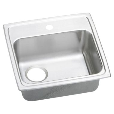Click here to see Elkay LRADQ191855L1 Elkay LRADQ191855L1 Gourmet Stainless Steel Single Bowl Sink