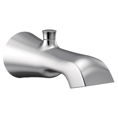 Click here to see Moen S989 Moen Flara Wall Mounted Chrome Diverter Tub Spout, 1/2-inch Connection Size, Slip Fit - S989