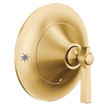 Click here to see Moen TS2911BG Moen Flara Posi-Temp Single-Handle Valve Trim, Lever Handle, Brushed Gold - TS2911BG