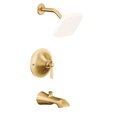 Click here to see Moen TS2913NHBG Moen TS2913NHBG Flara Posi-temp Tub/shower Trim, Brushed Gold, Less Head, Eco Performance