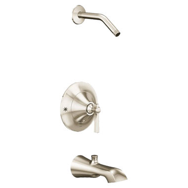 Click here to see Moen TS3913NHNL Moen TS3913NHNL Flara Moentrol Tub/Shower Trim Only, Polished Nickel, Less Head