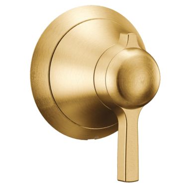 Click here to see Moen TS4201BG Moen Flara ExactTemp Single-Handle Valve Trim, Lever Handle, Brushed Gold - TS4201BG
