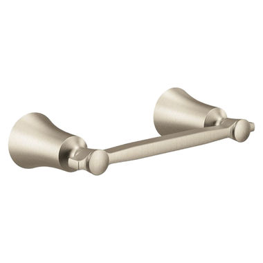 Click here to see Moen YB0308BN Moen Flara Pivoting Toilet Paper Holder, Brushed Nickel - YB0308BN