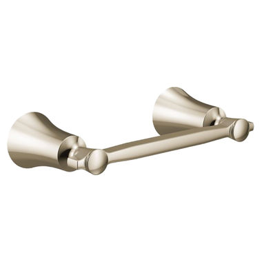Click here to see Moen YB0308NL Moen Flara Pivoting Toilet Paper Holder, Polished Nickel - YB0308NL