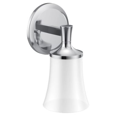 Click here to see Moen YB0361CH Moen Flara 1-Globe Bathroom Vanity Light, Chrome - YB0361CH
