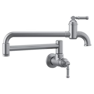 Click here to see Delta 1190LFL-AR-DST Delta 1190LFL-AR-DST Broderick Wall Mount Pot Filler, Arctic Stainless