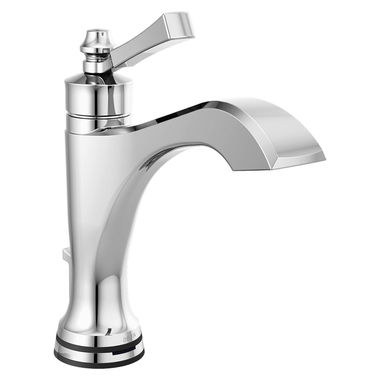 Click here to see Delta 556T-DST Delta Dorval Touchless Bathroom Faucet w/ Metal Pop-Up, Touch2O, TempSense, 1.2 GPM, Chrome - 556T-DST