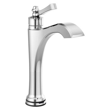 Click here to see Delta 656T-SS-DST Delta Dorval Touchless Mid-Height Stainless Lavatory Faucet, Less Drain, 1.2 GPM, Single-Handle, DIAMOND Seal, Lever Handle, Touch2Oxt - 656T-SS-DST