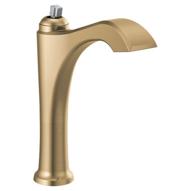 Click here to see Delta 656-CZLHP-DST Delta 656-CZLHP-DST Dorval Mid-Height Faucet Less Handle, Champagne Bronze