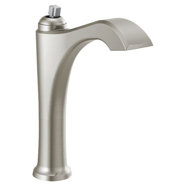 Click here to see Delta 656-SSLHP-DST Delta 656-SSLHP-DST Dorval Mid-Height Faucet Less Handle, Stainless